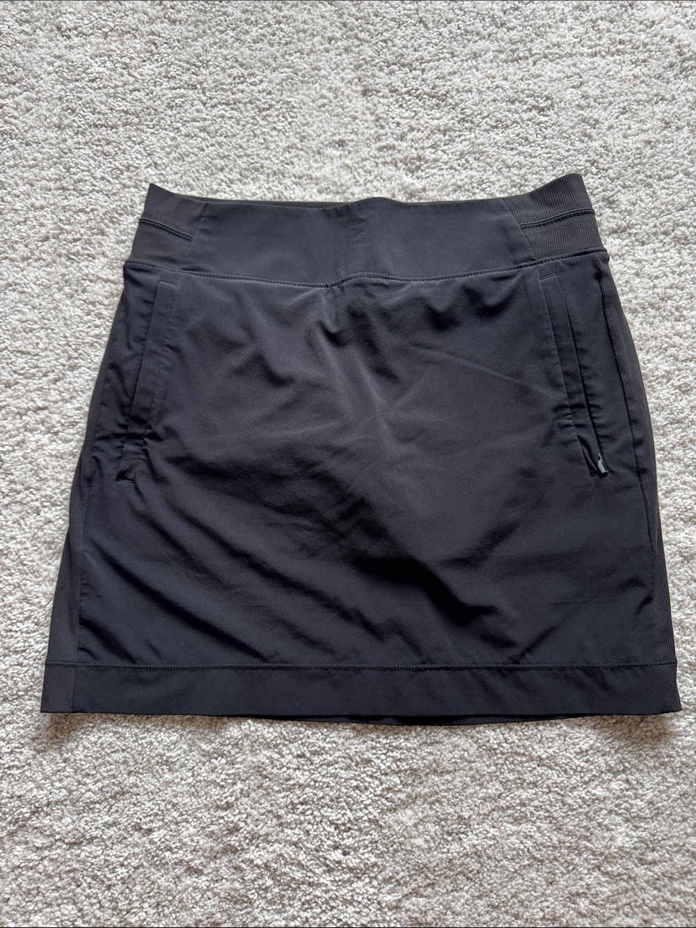 Athleta Black Active Skort with Side Pockets